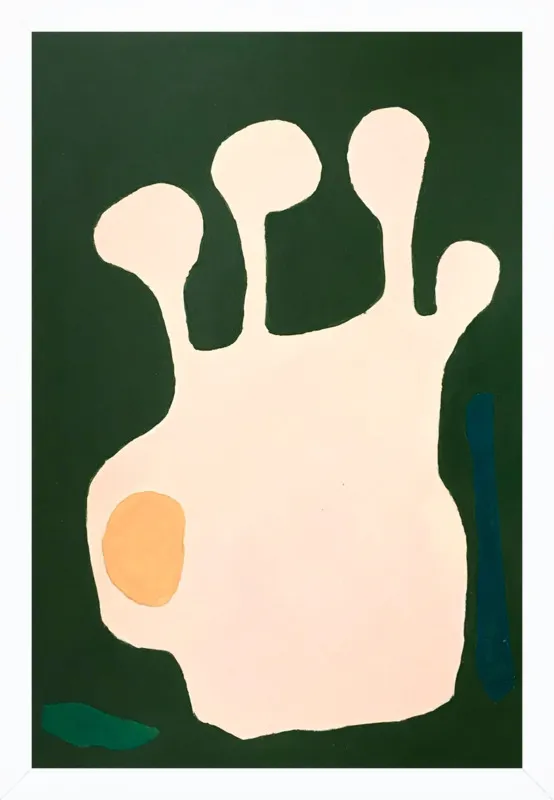 Nectarine Vase, abstraction 11 by Neicy Frey by Neicy Frey for Artfully Walls