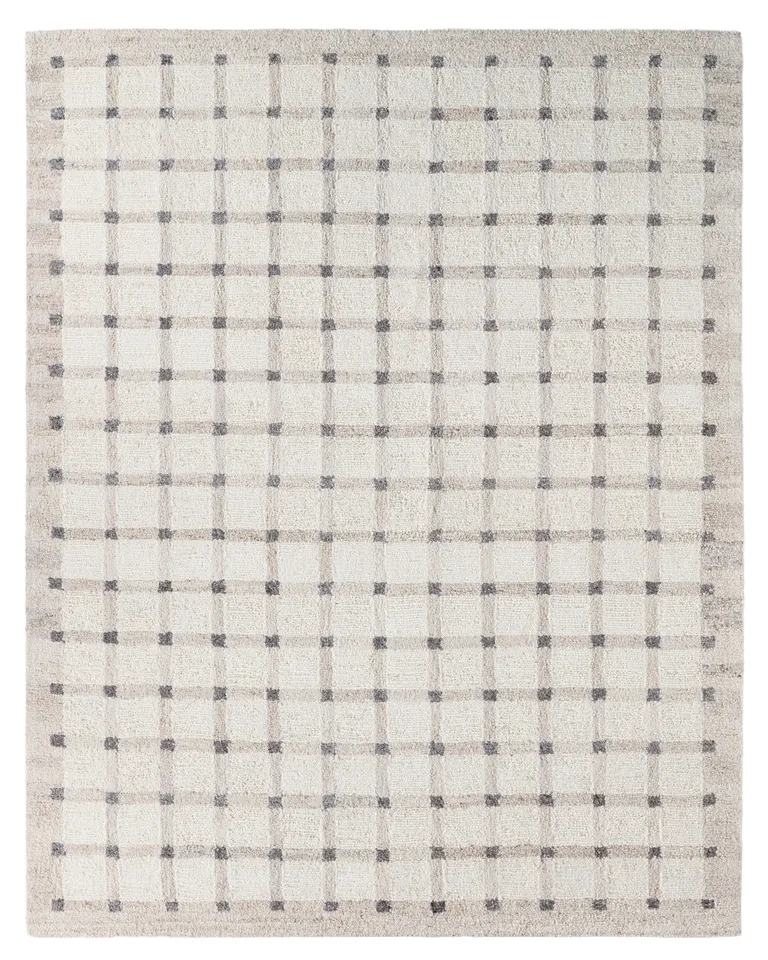 Hildie Tufted Modern/Contemporary Ivory/Tan Runner Rug (3'X9' RNR)