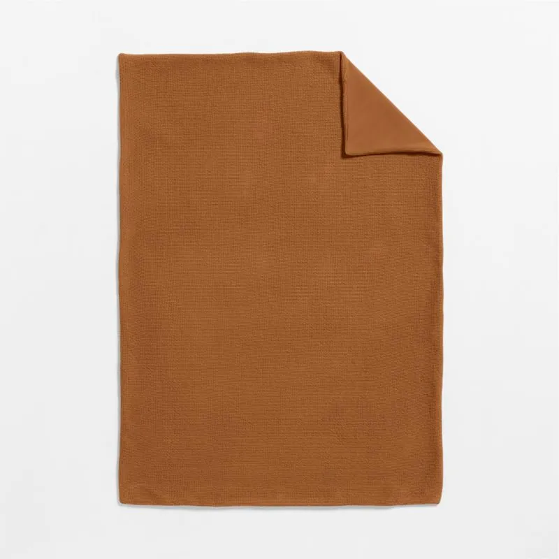 Scoop Terracotta Organic Cotton Gauze Toddler Duvet Cover