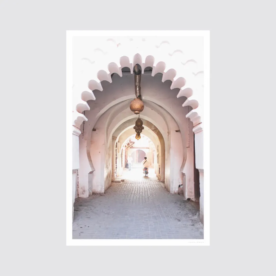 The Citizenry Marrakech .02 Wall Art No Frame | 16" x 24" | Pink
