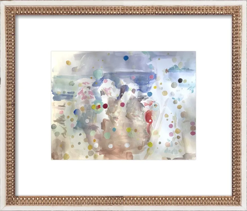 Beach scene (from memory)  by Hannah Dean for Artfully Walls