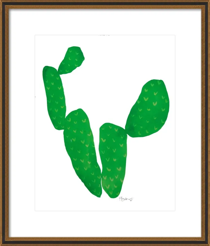 Green Cacti by Kate Roebuck for Artfully Walls