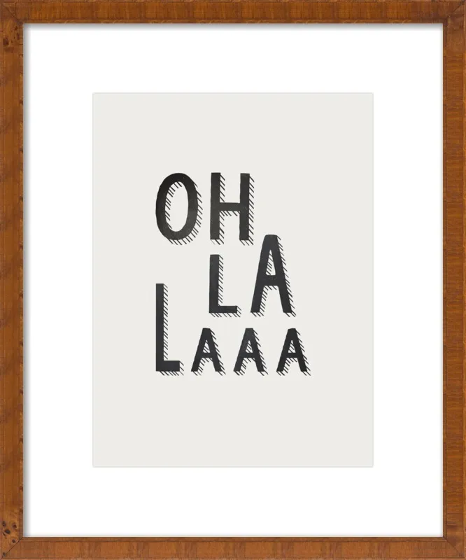 Oh la la by Lonneke de Roos - Kind of Style for Artfully Walls
