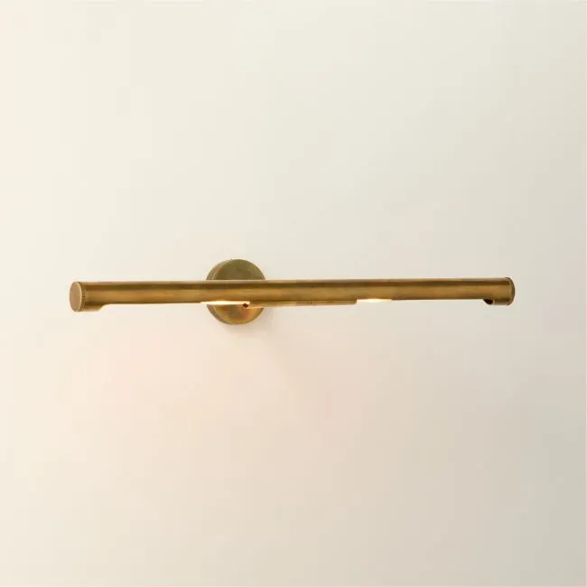 Archive Aged Brass 19.75" Wall Mount Picture Light
