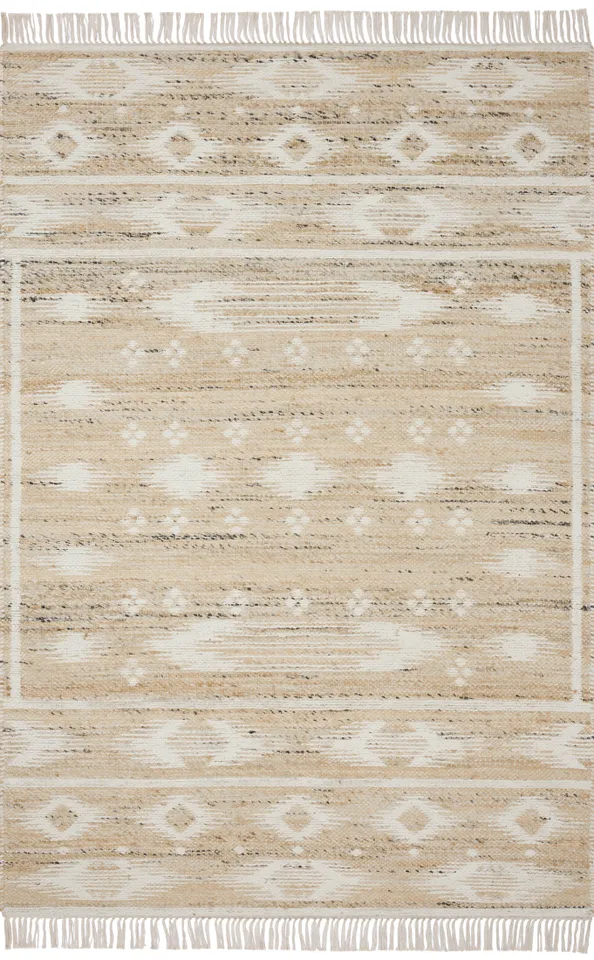 Angela Rose x Loloi Rivers Natural / Ivory 8'-6" x 11'-6"
