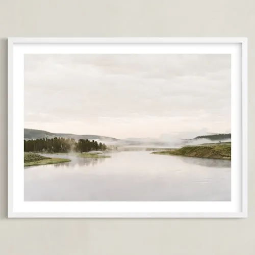 Misty Lake Limited Edition Fine Art Print