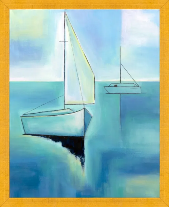 Harbor Greens by Cory McBee for Artfully Walls
