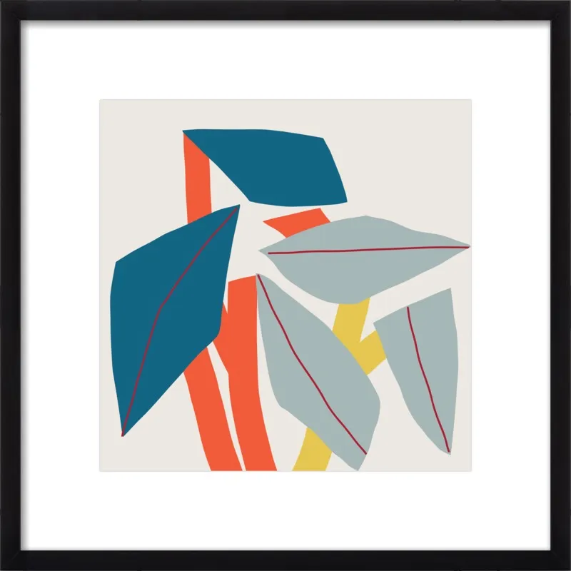 Colourful leaves by Jessica Nielsen for Artfully Walls