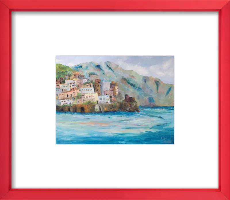 Amalfi Coast by Renee A Ortiz for Artfully Walls
