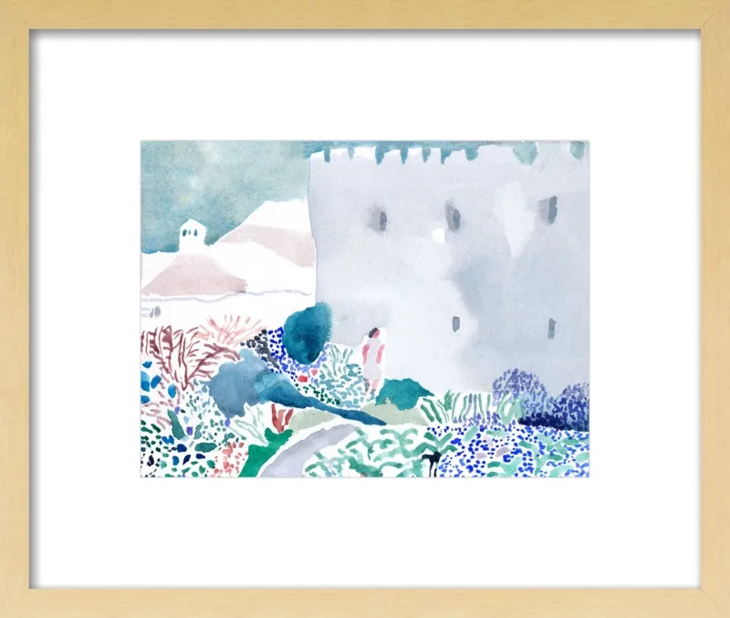 Castle Flowers by Charlotte Ager for Artfully Walls