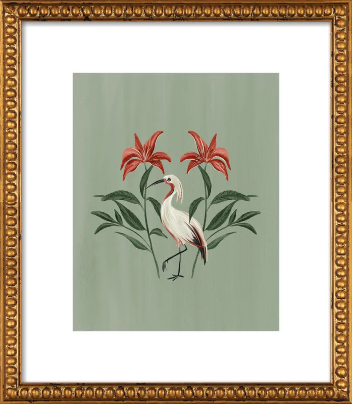 Tropical Crane by Nancy Noreth for Artfully Walls