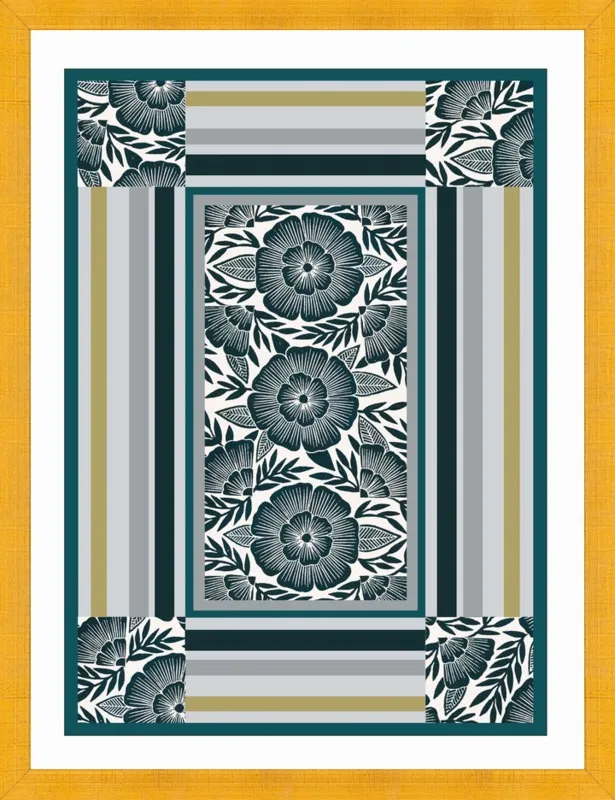 Botanical Frame 1 by Katharine Watson for Artfully Walls