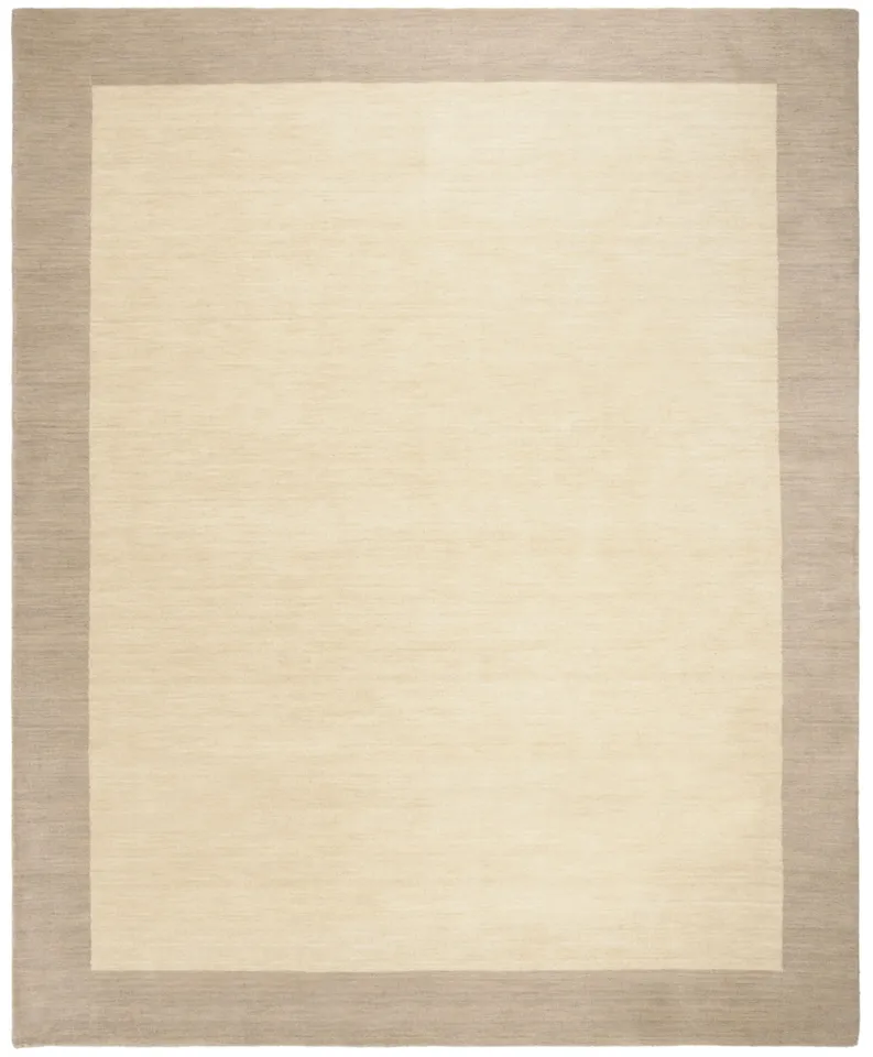 Arlo Home Hand Loomed Area Rug, HIM587B, Ivory/Beige,  8' X 10'