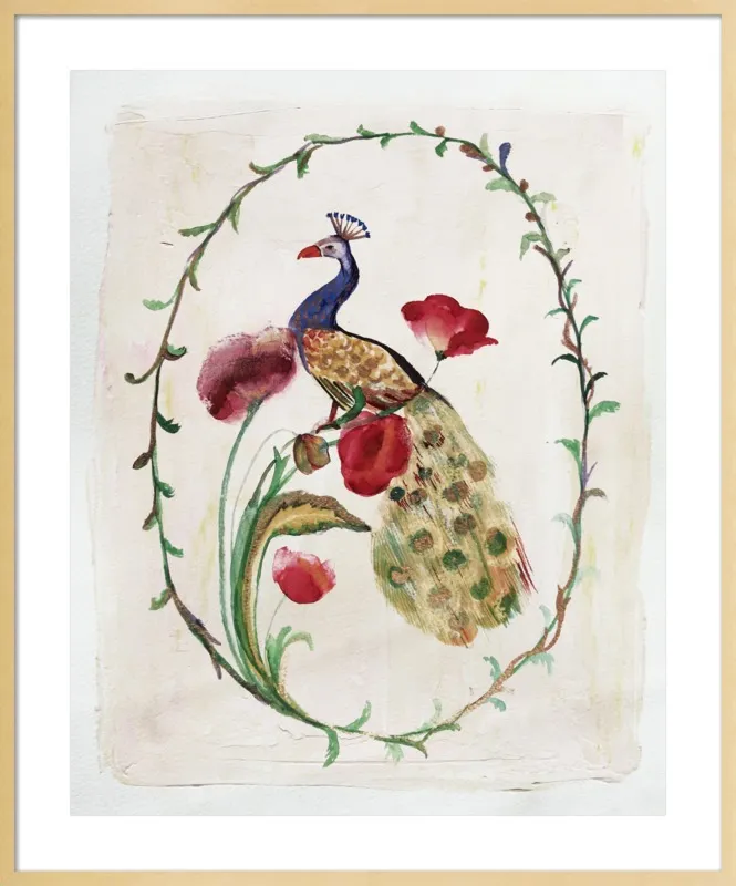 Peacock by Ruti Shaashua for Artfully Walls