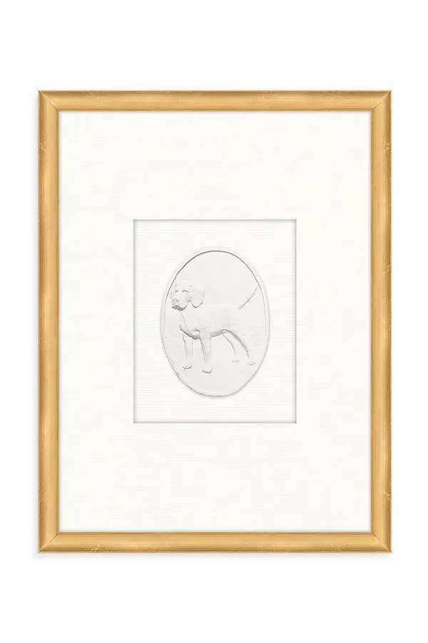 Dog Cameo Wall Art