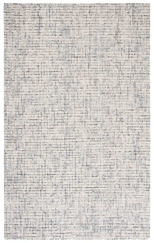 Safavieh Couture Abstract Collection Hand Tufted Area Rug, Grey / Ivory, 5' x 8'