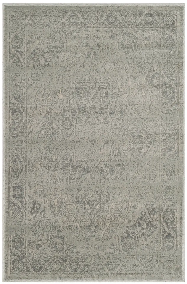 Arlo Home Woven Area Rug, VTG159-7660, Silver,  2' X 3'
