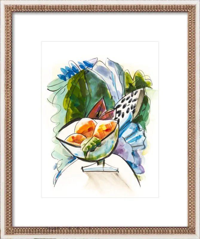 Still life with oranges by Becky Aubry for Artfully Walls