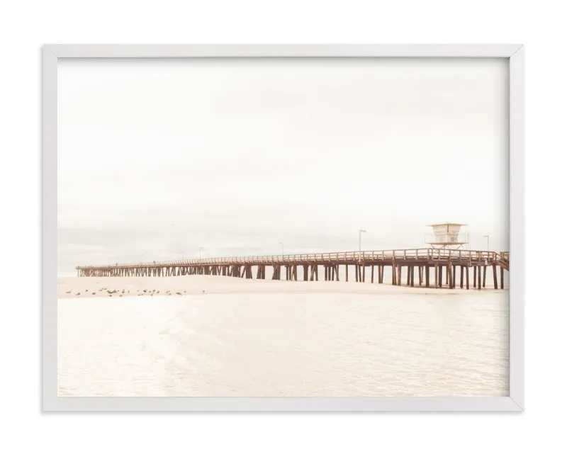 Stormy Pier Limited Edition Fine Art Print