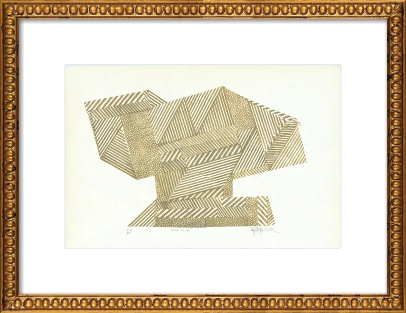 Striped Shape nr. 40 by Paulina Vårregn for Artfully Walls