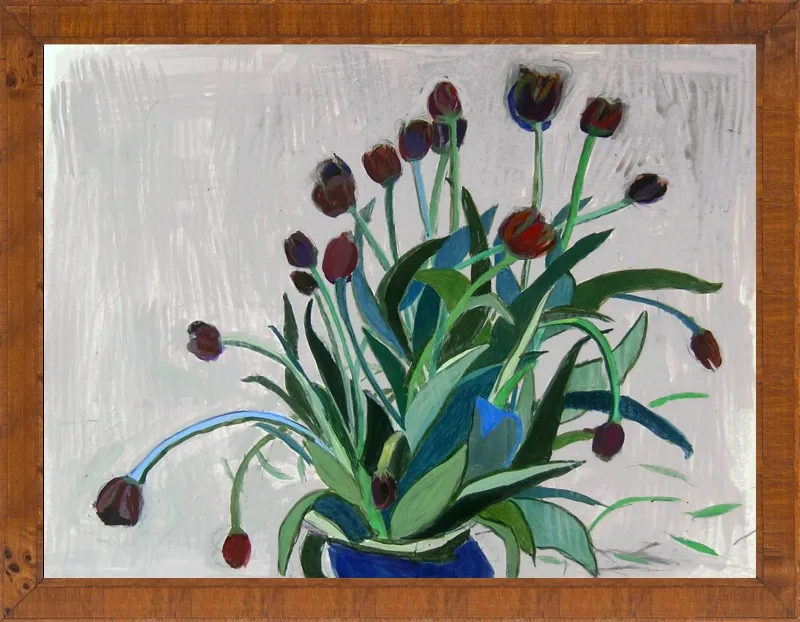 queen of the night tulip by Liz Innvar for Artfully Walls