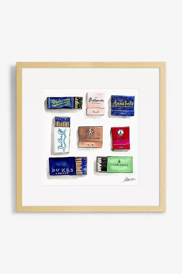 City Matchbook Wall Art