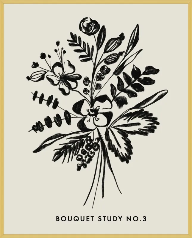 Bouquet Study No. 3 by Nancy Noreth for Artfully Walls