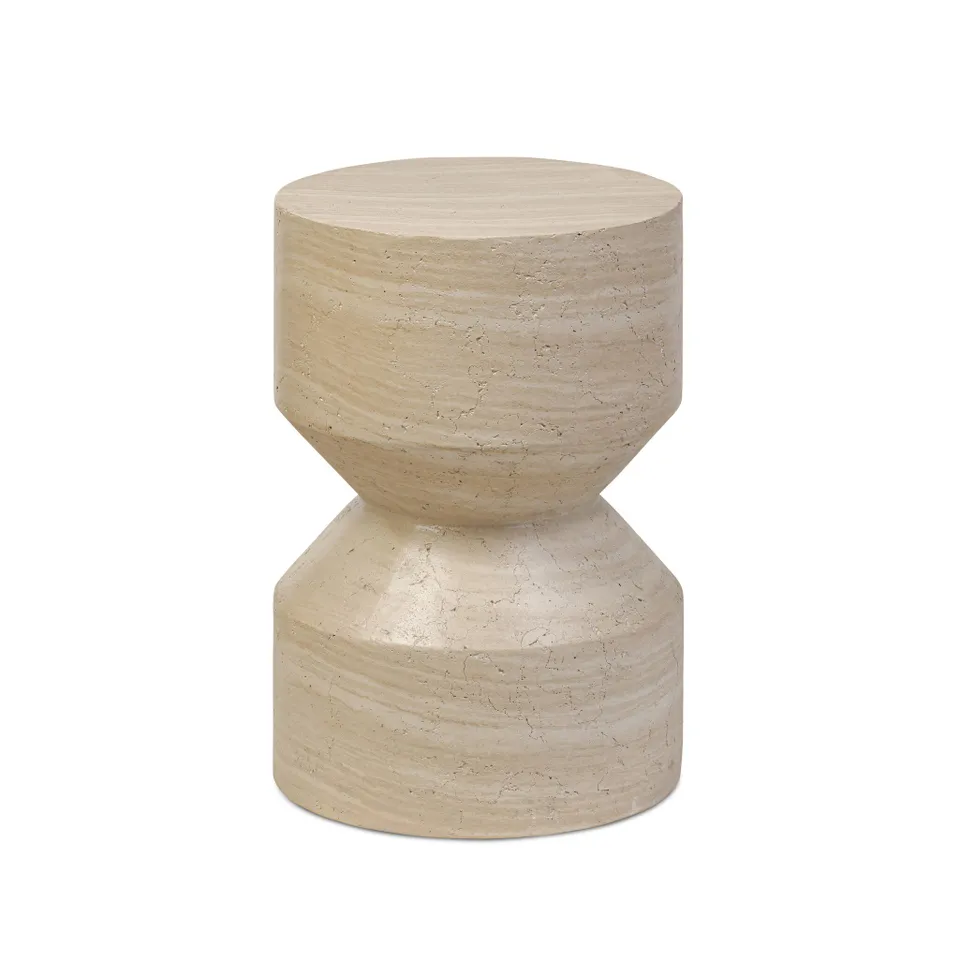 Ara End Table - Sand Striae