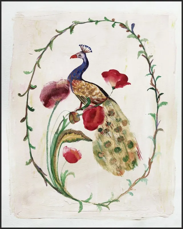 Peacock by Ruti Shaashua for Artfully Walls
