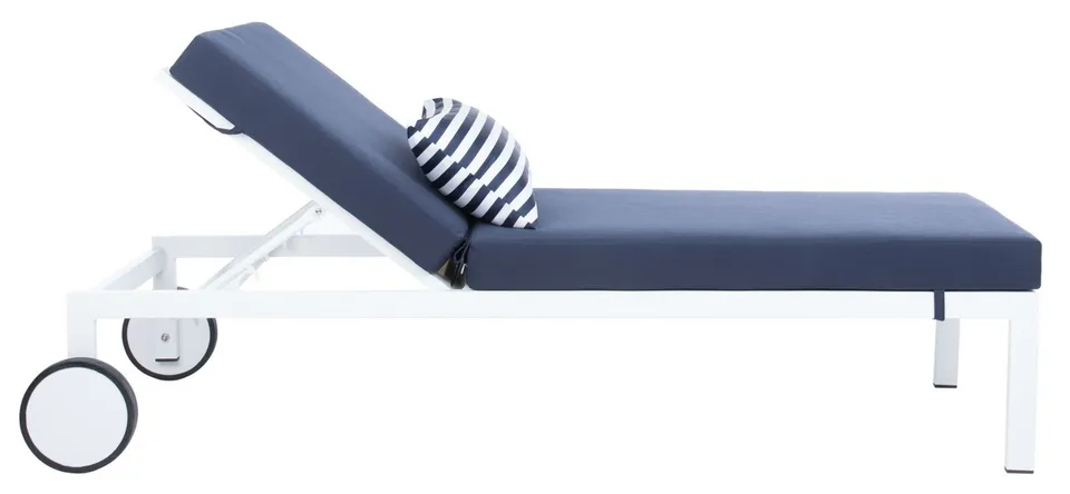 Yves Sun Lounger - Navy/White