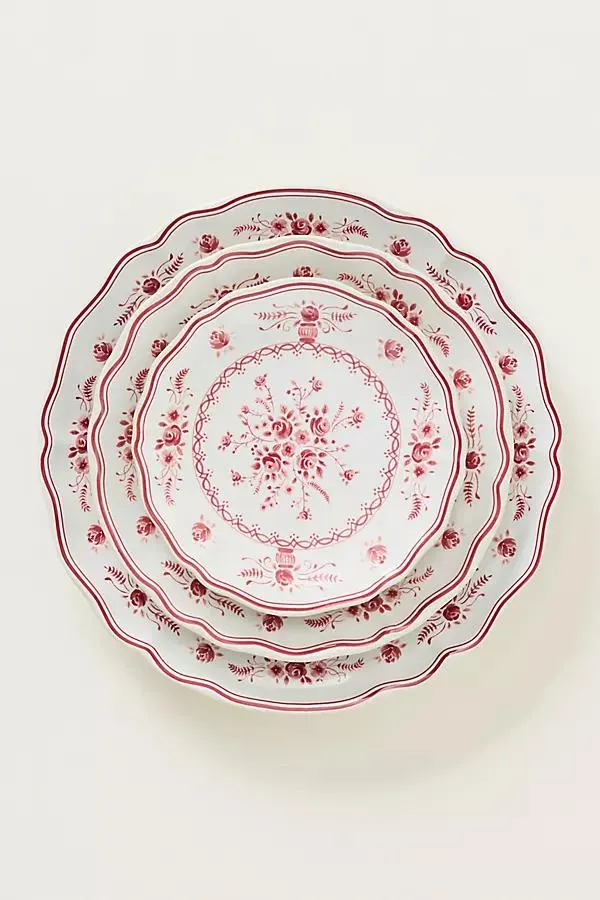 Vila Stoneware Appetizer Plate, Set of 4