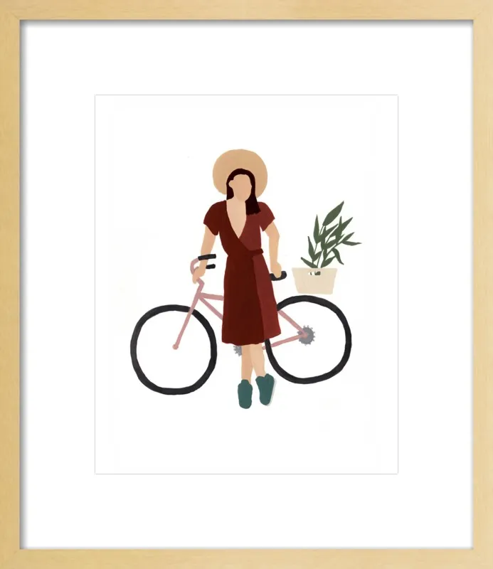 Biking Beauty by Taylor Ann for Artfully Walls