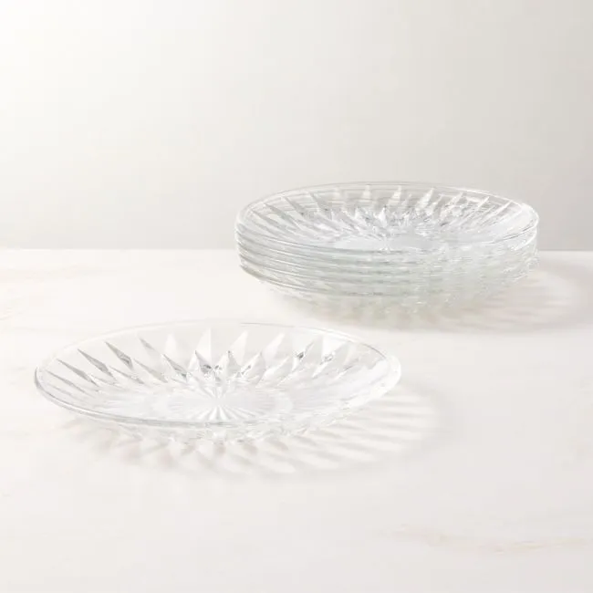 Daphne Glass Dinner Plates Set of 6