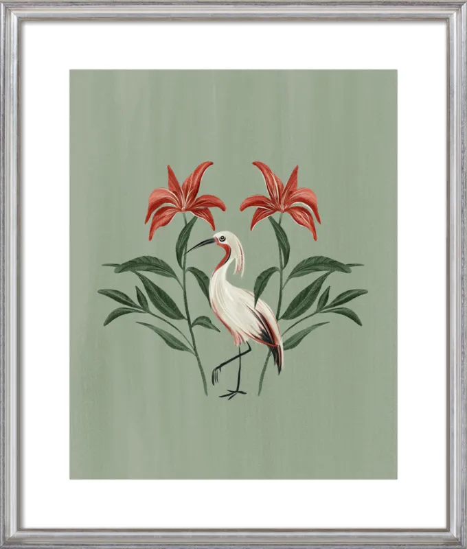 Tropical Crane by Nancy Noreth for Artfully Walls