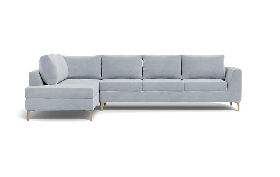 Asher 4-Seat Sectional with Left Bumper