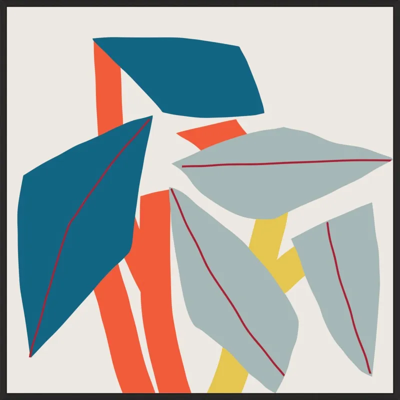 Colourful leaves by Jessica Nielsen for Artfully Walls