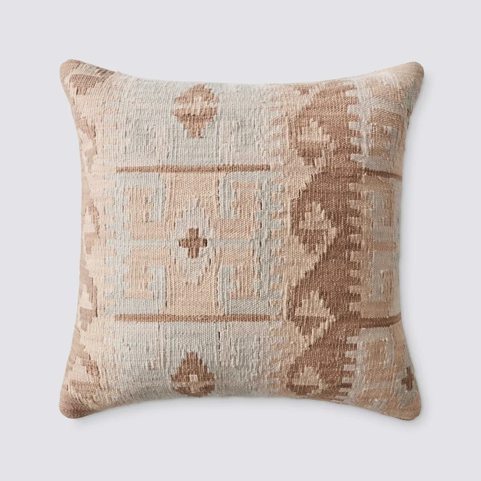 The Citizenry Adana Kilim Pillow | Blue