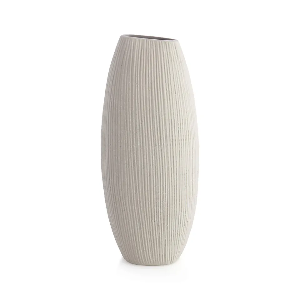 Alura Cream Tall Vase