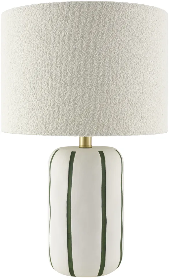 Kinki  Hand Painted 21"H x 13"W x 13"D Accent Table Lamp