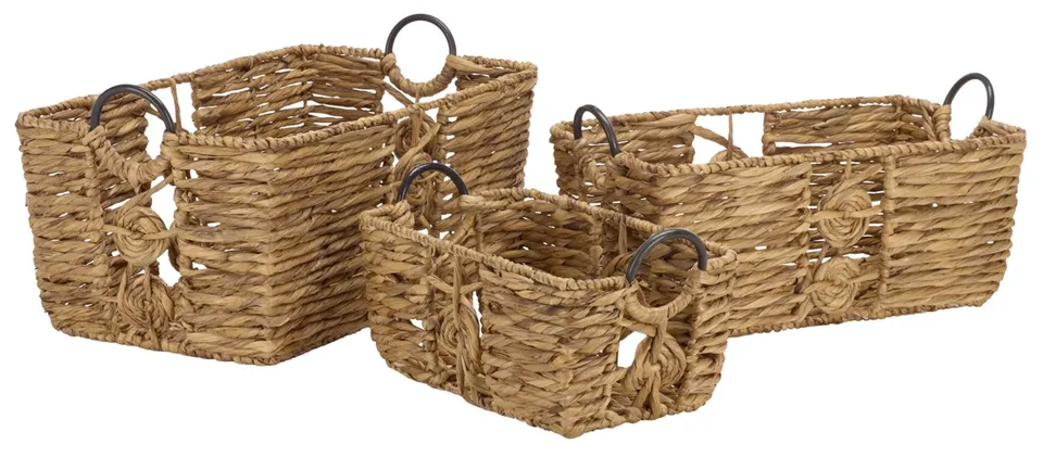 Dirk Basket, Set of 3 - Natural