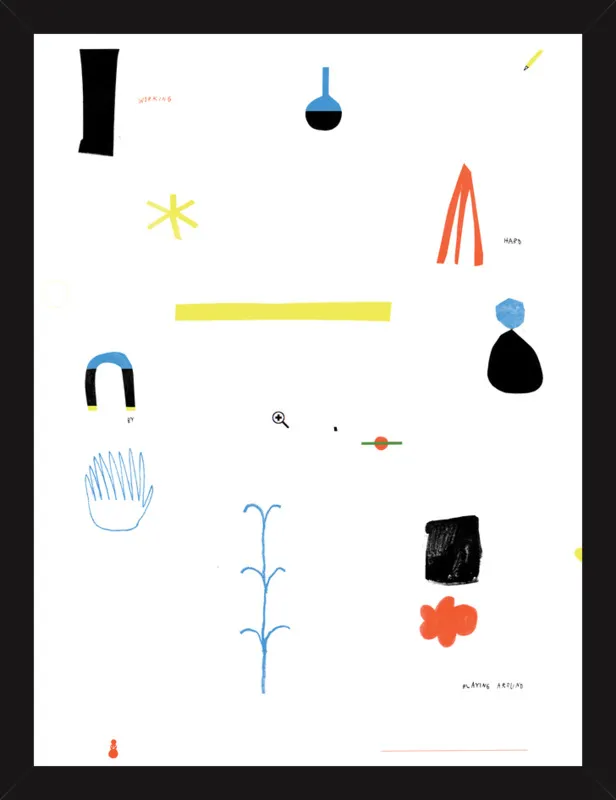 Working hard by playing around  by Agata Królak for Artfully Walls