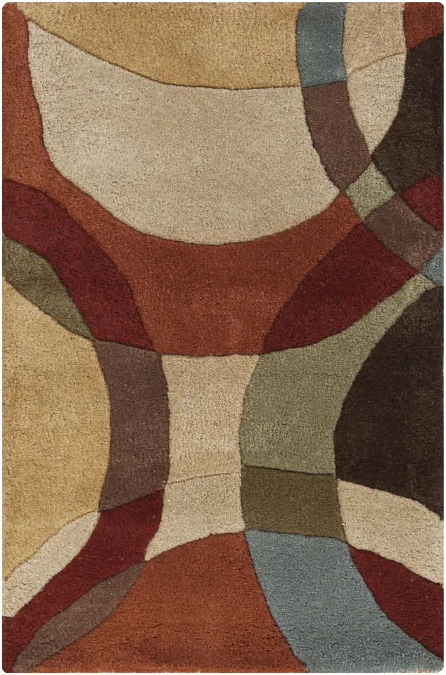 Forum Brown Indoor 2' x 3' Handmade Rug
