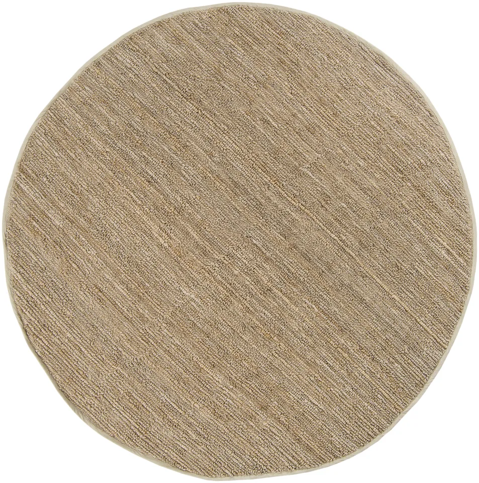 Continental Brown Indoor 8' x 8' Handmade Rug