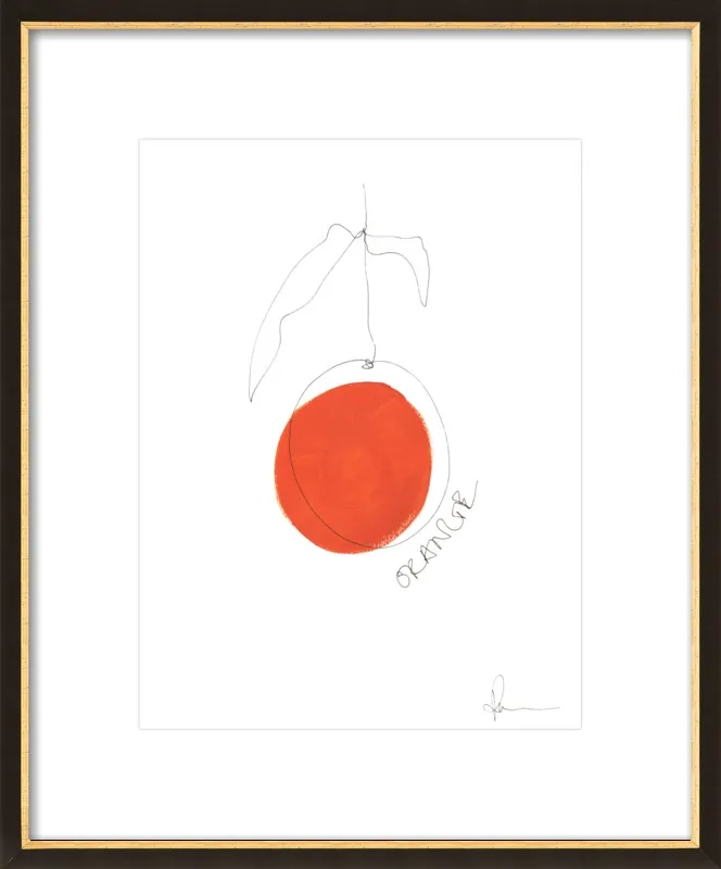 Orange by Polly Mann for Artfully Walls