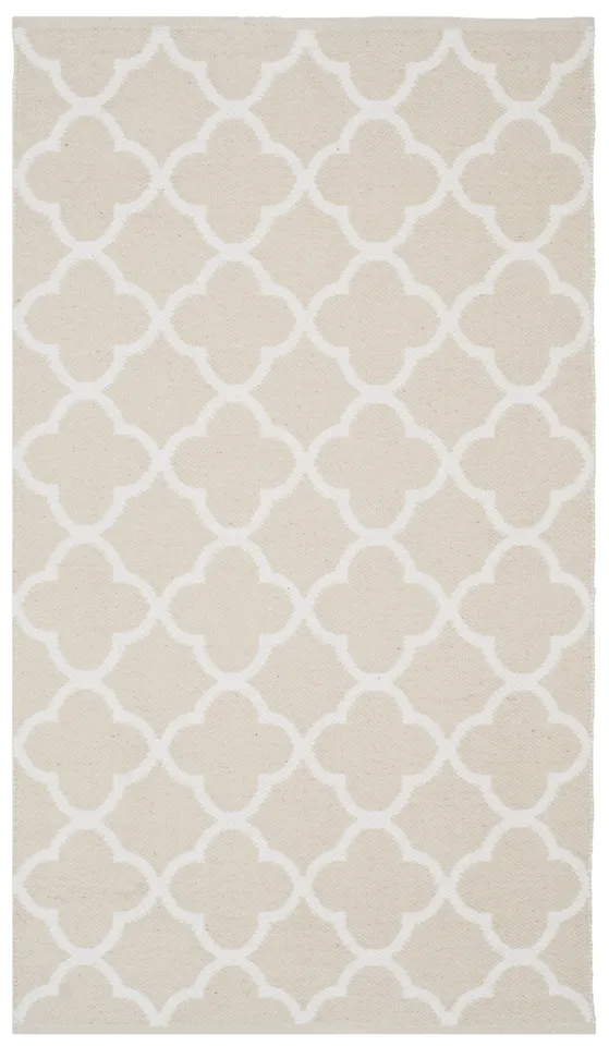 Arlo Home Hand Woven Area Rug, MTK725B, Beige/Ivory,  3' X 5'
