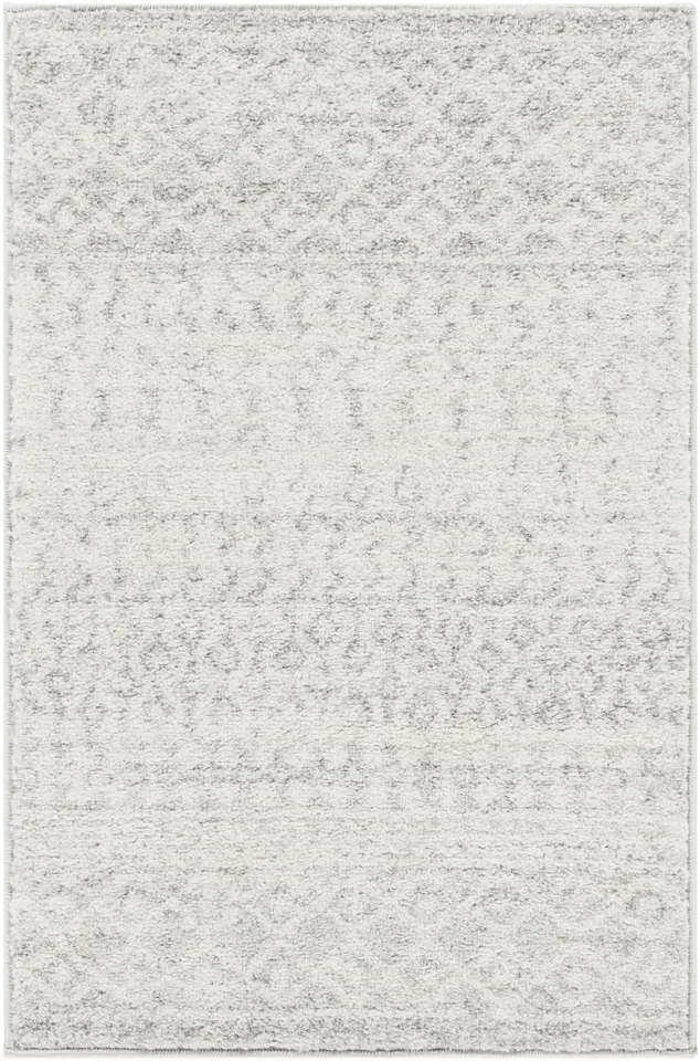 Elaziz Gray Indoor 2' x 2'11" Machine Woven Rug