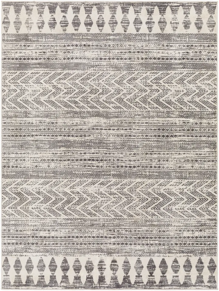 Roma Beige Indoor 5'3" x 7'1" Machine Woven Rug