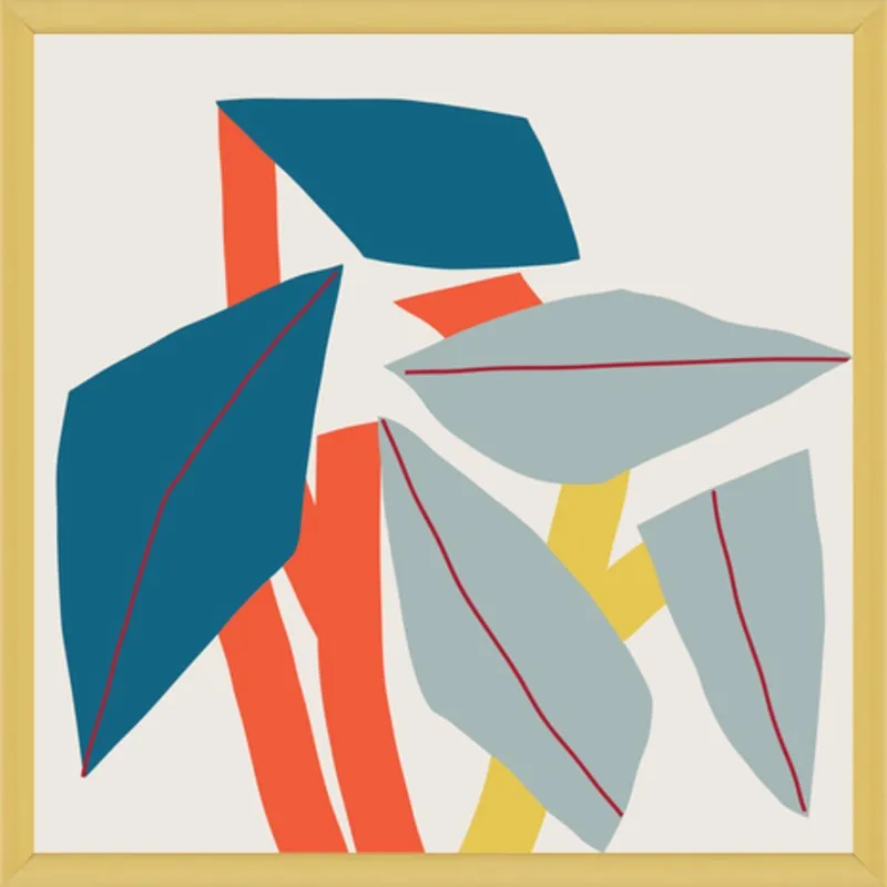 Colourful leaves by Jessica Nielsen for Artfully Walls