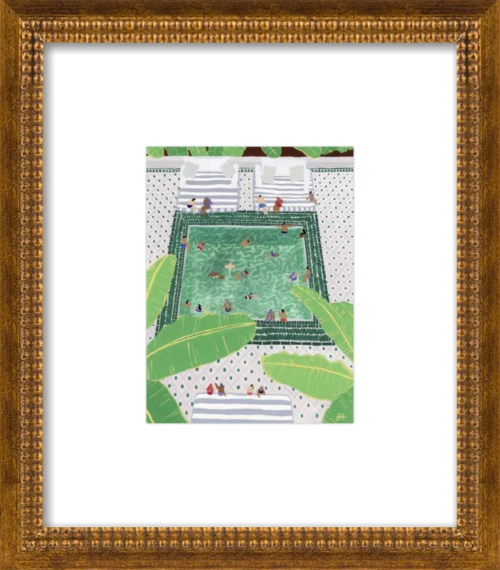 Green Riad by Joanne Ho for Artfully Walls