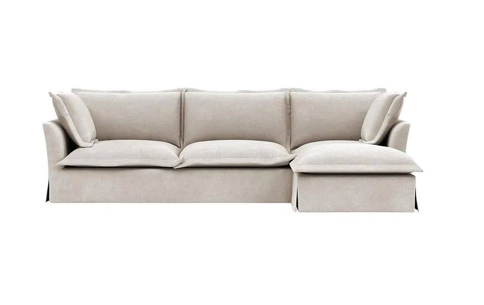 Skylar Slipcovered Right Chaise Sectional